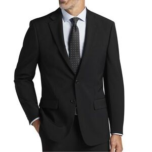 Calvin Klein Men's Slim-Fit Infinite Blazer Suit Jacket Sport Coat Black 42 S